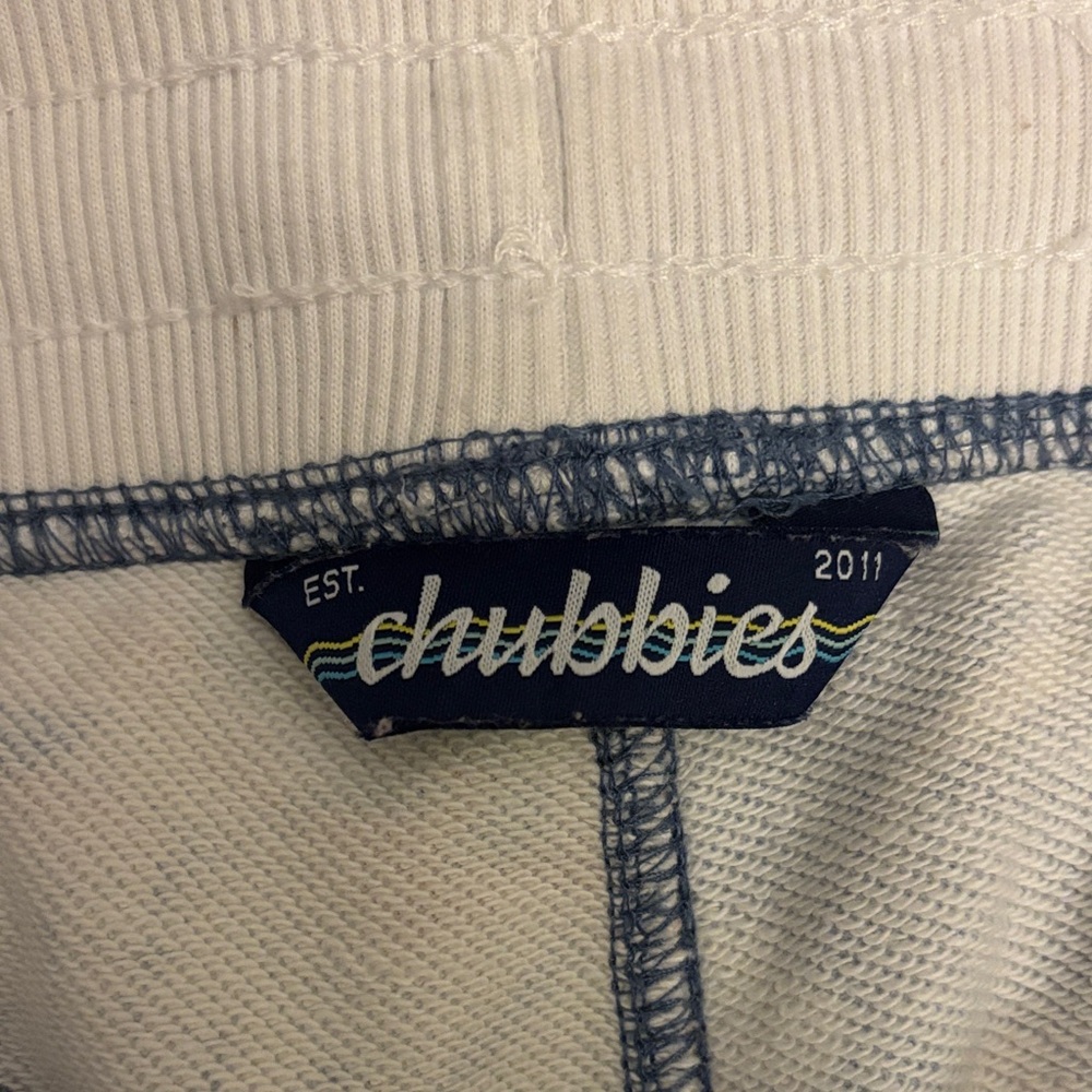 chubbies Navy Tropical Floral Drawstring Athletic Shorts - Picture 3 of 3
